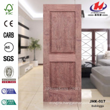 JHK-017 Good Design Two Panel MDF Materail Bathroom Project High Quality Rosewood Door Sheet